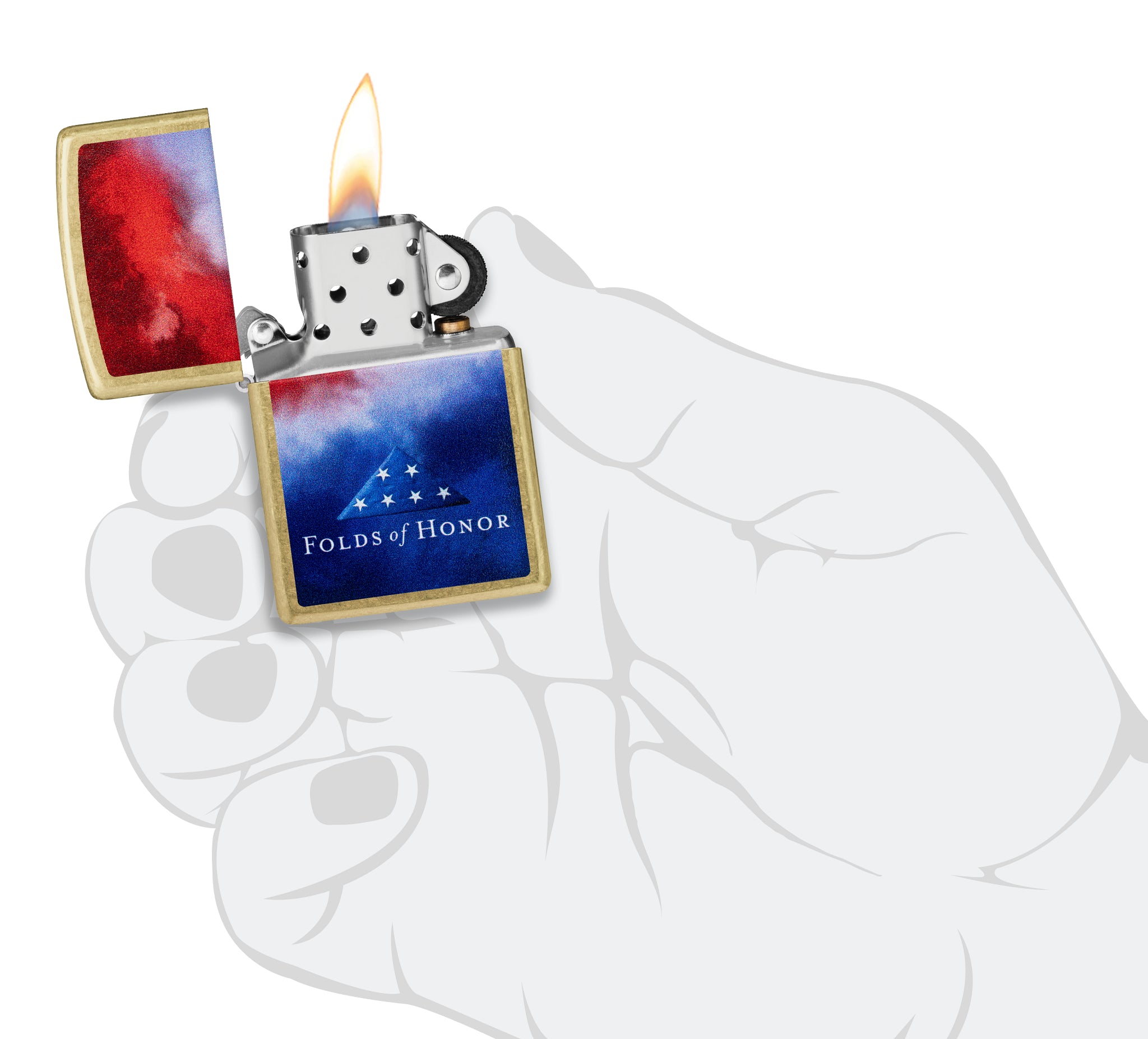 Folds of Honor Clouds Design küçük görsel