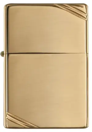 High Polish Brass Vintage with Slashes küçük görsel