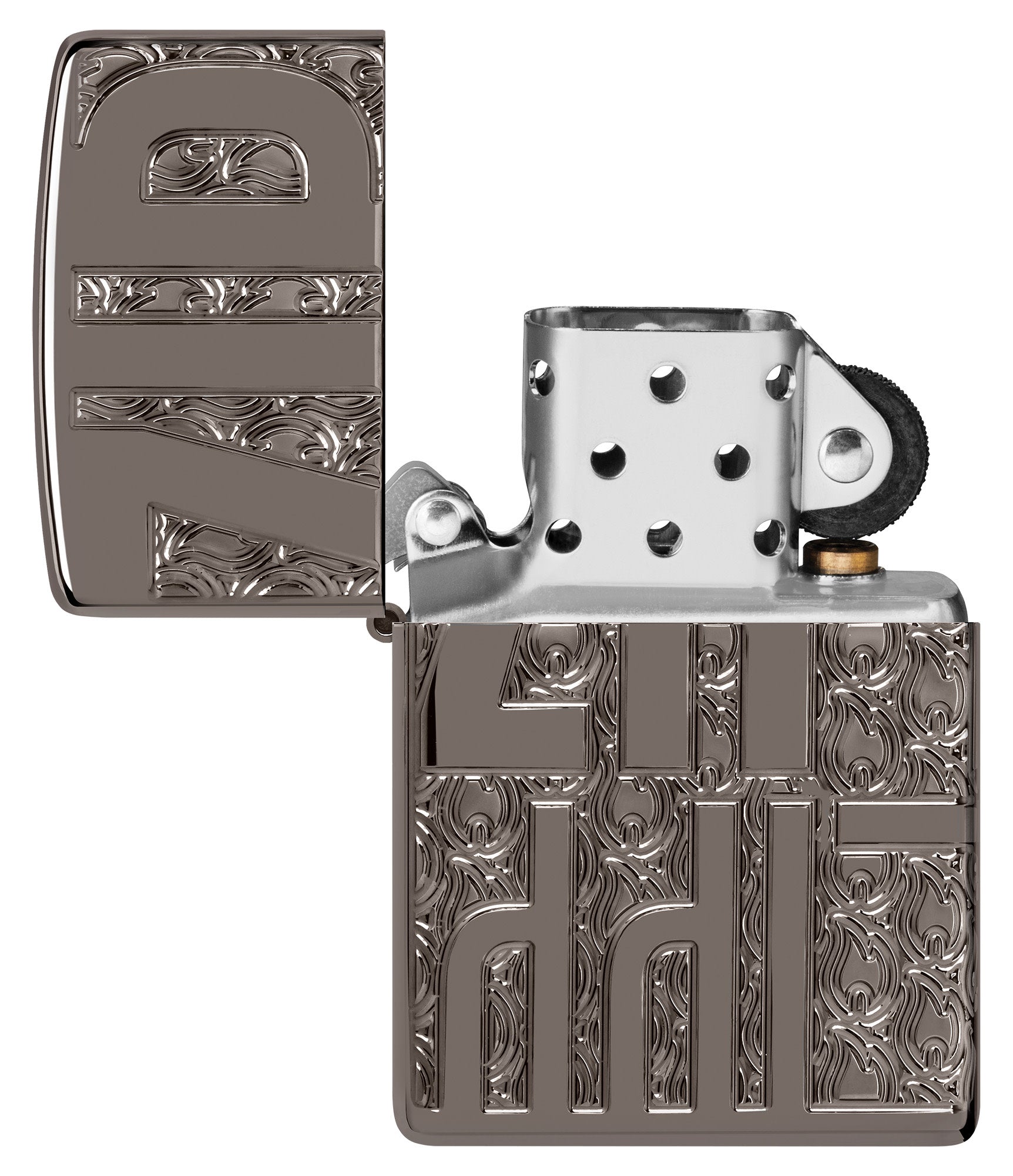 Reverse Carve Zippo Design küçük görsel