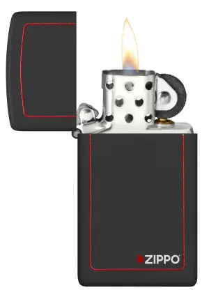 Slim® Black Matte with Red Border küçük görsel