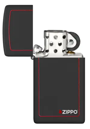 Slim® Black Matte with Red Border küçük görsel