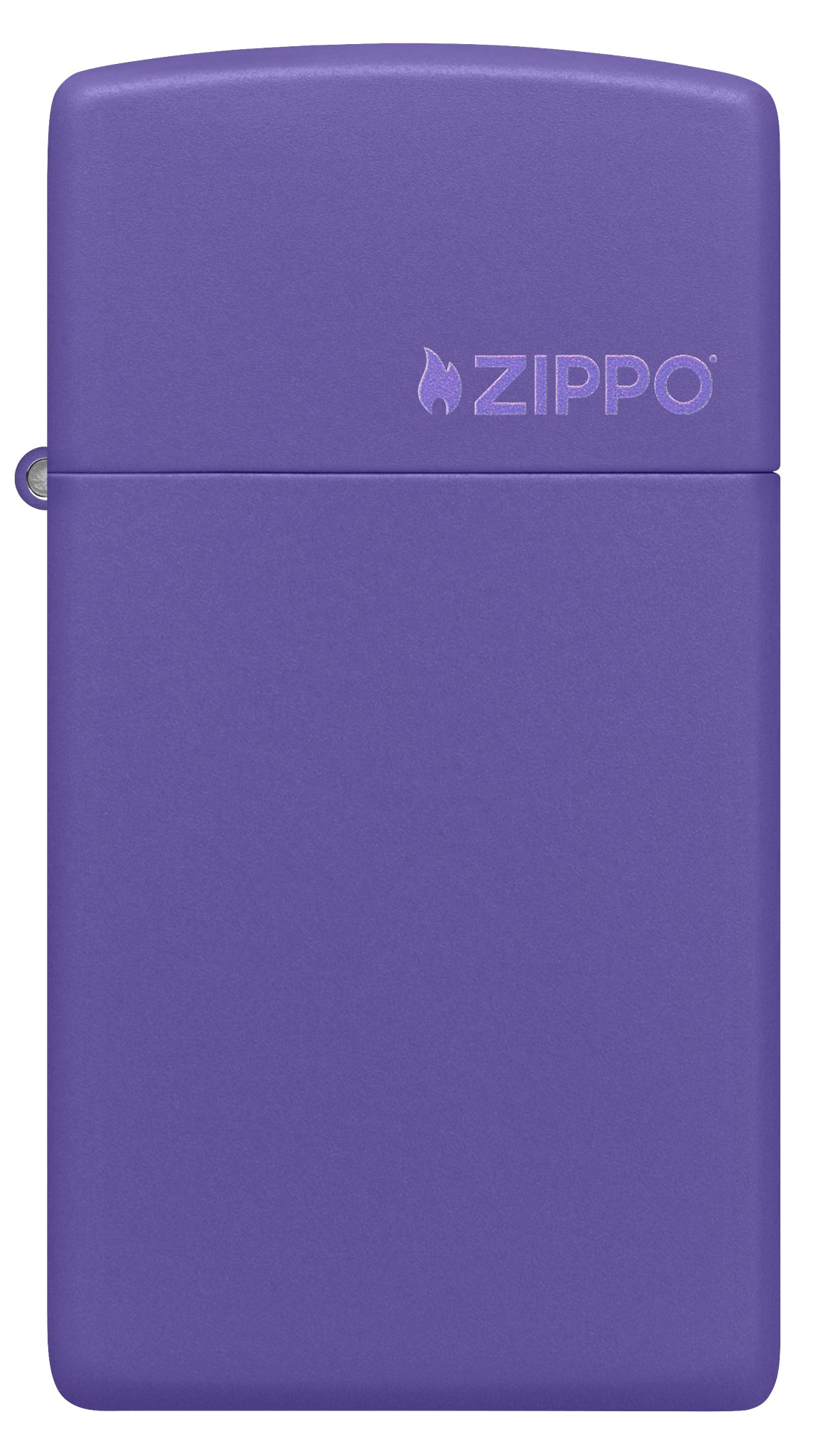 Slim® Purple Matte Zippo Logo küçük görsel