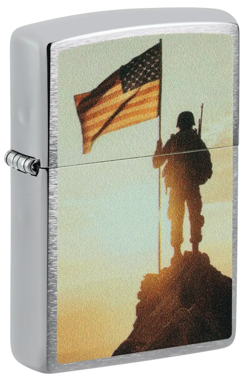 Soldier and Flag Design görseli