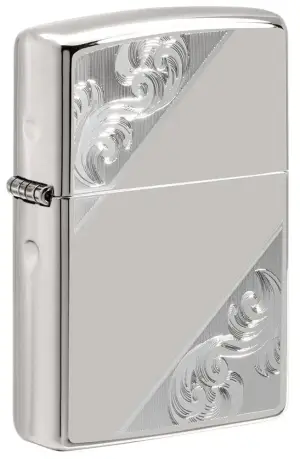 Sterling Silver Diagonal Filigree Design küçük görsel