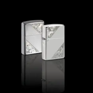 Sterling Silver Diagonal Filigree Design küçük görsel