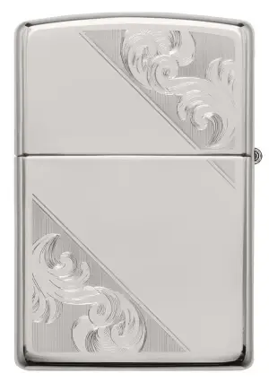 Sterling Silver Diagonal Filigree Design küçük görsel