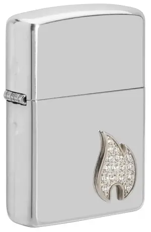 Sterling Silver Flame Emblem küçük görsel