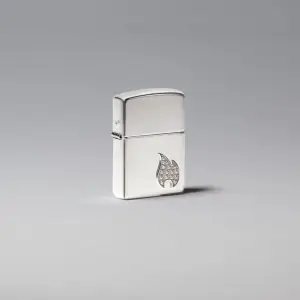 Sterling Silver Flame Emblem küçük görsel