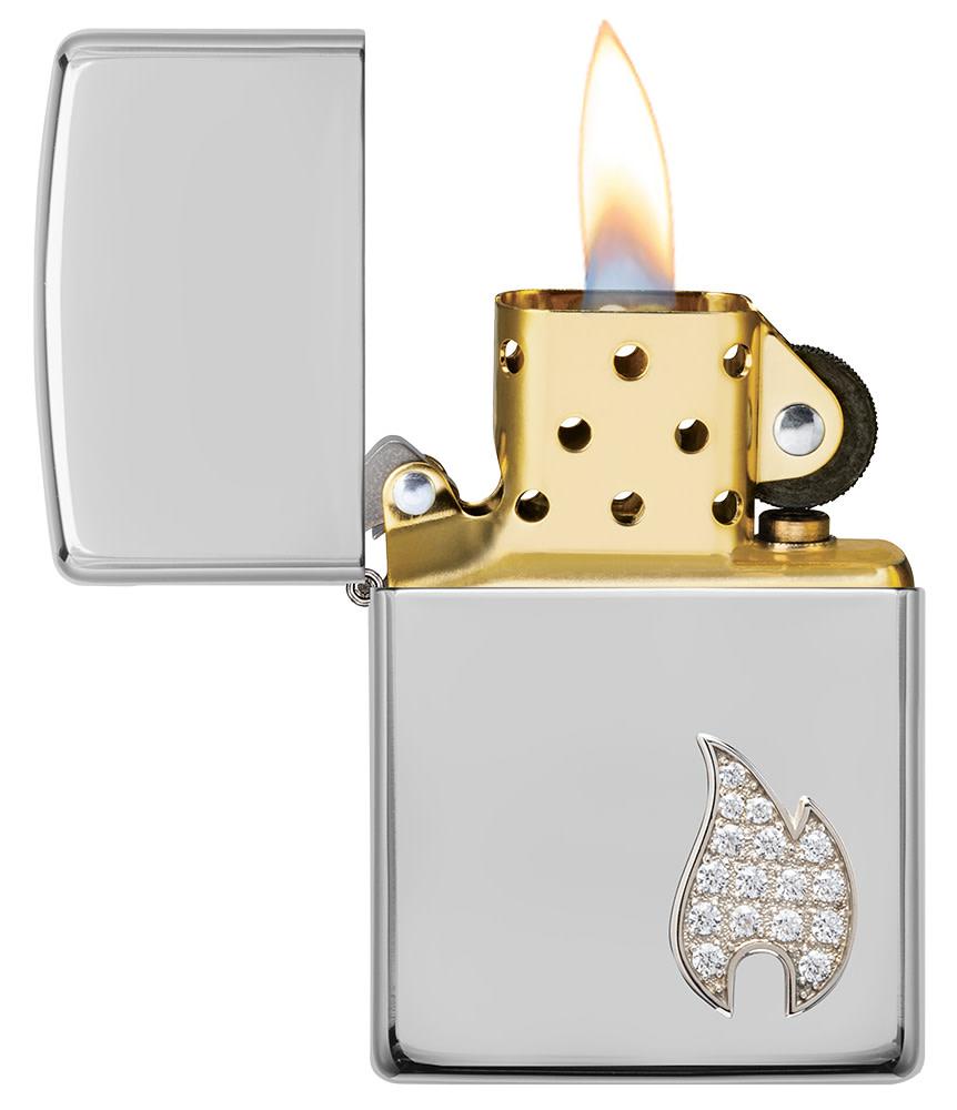 Sterling Silver Flame Emblem küçük görsel