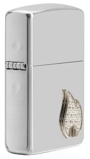 Sterling Silver Flame Emblem küçük görsel