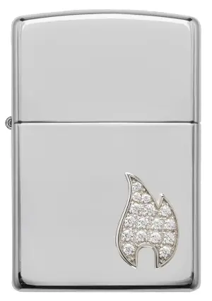 Sterling Silver Flame Emblem küçük görsel