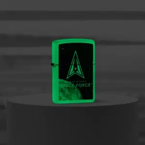 U.S. Space Force™ Glowing Logo Design küçük görsel