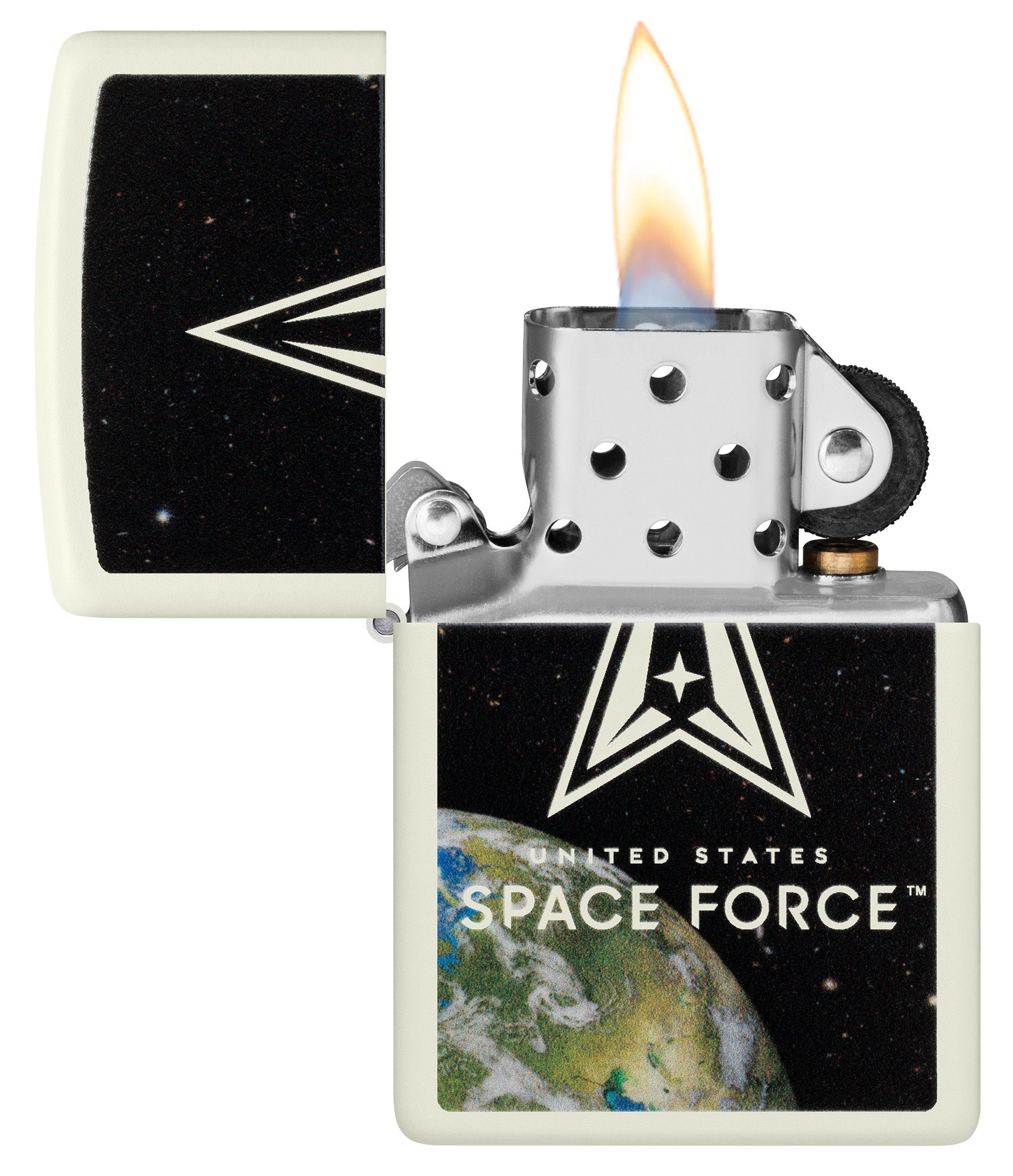 U.S. Space Force™ Glowing Logo Design küçük görsel