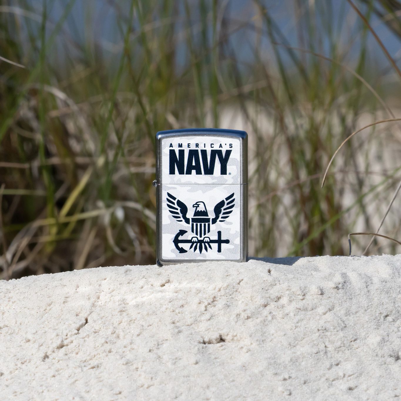 United States Navy® Camo Logo Design küçük görsel